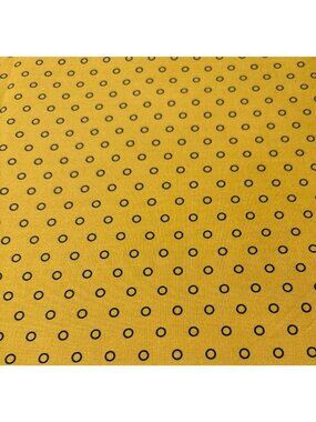 Marcus Fabrics Paula Barnes Carolina Blues Yellow Polka Dot Cotton 19" x 44"